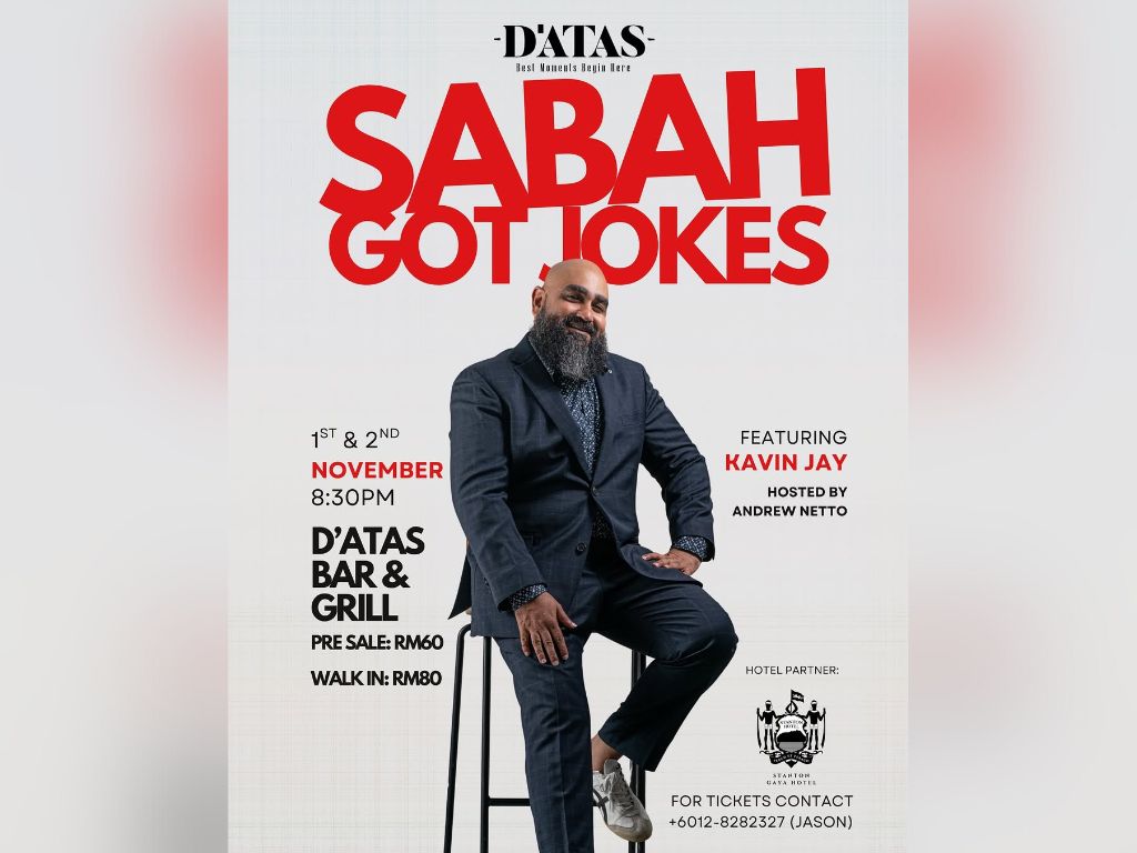 Sabah Got Jokes is back in KK with stand-up comedian Kavin Jay